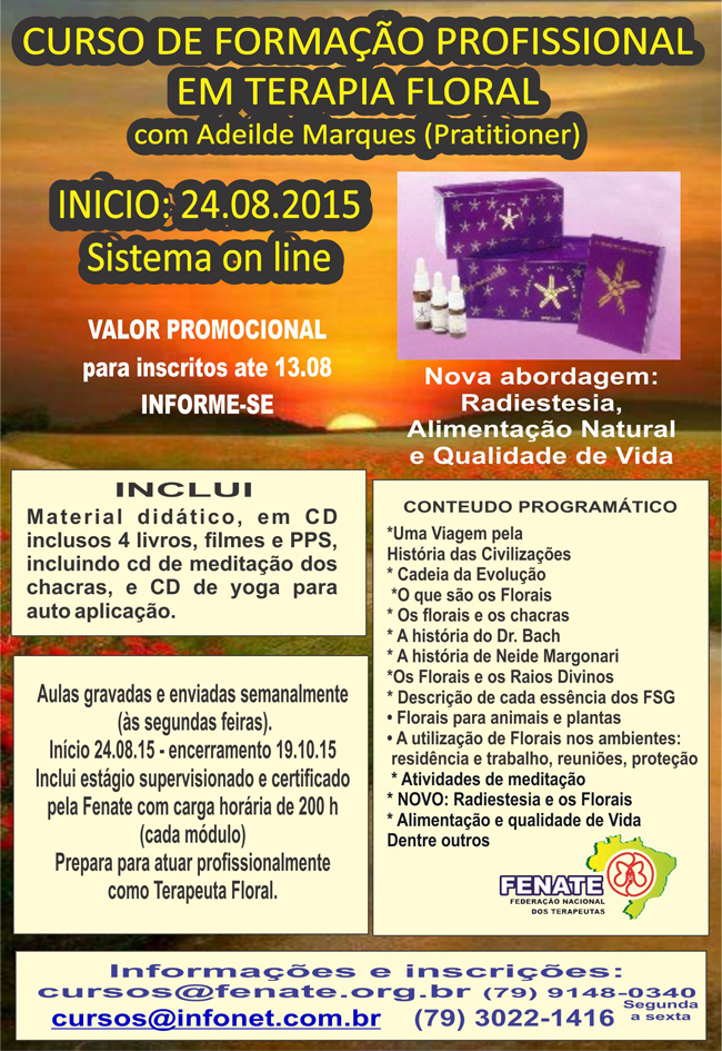 curso de florais