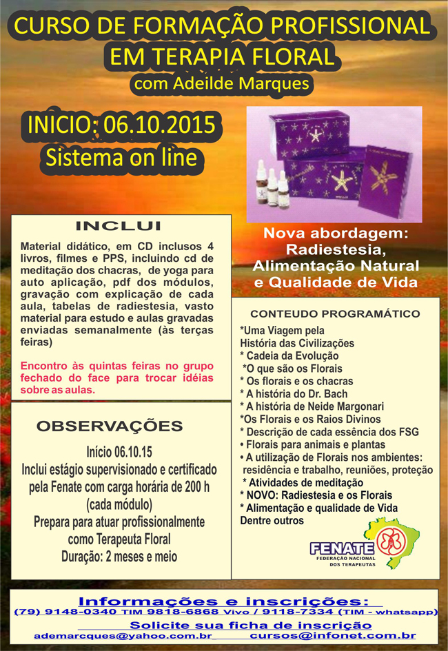 curso de Florais