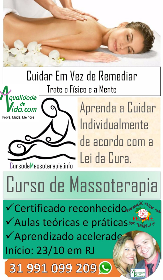 Curso de massoterapia