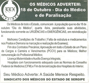 notícia médicos