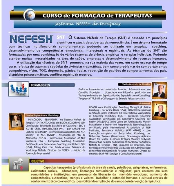 informações sobre o curso