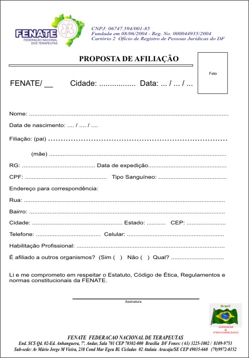 afiliação