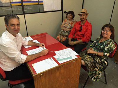 reunião com vereador